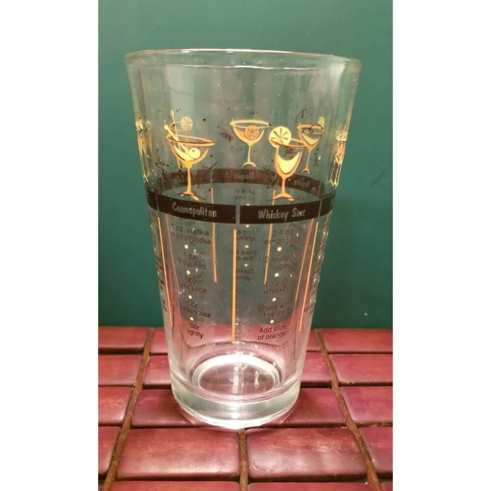 Vintage Retro Barware 16oz